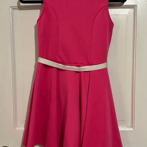 Charming Pink Sleeveless Kids Dress